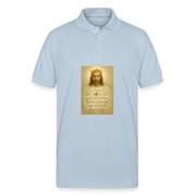 Gildan Unisex 50/50 Jersey Polo - light blue