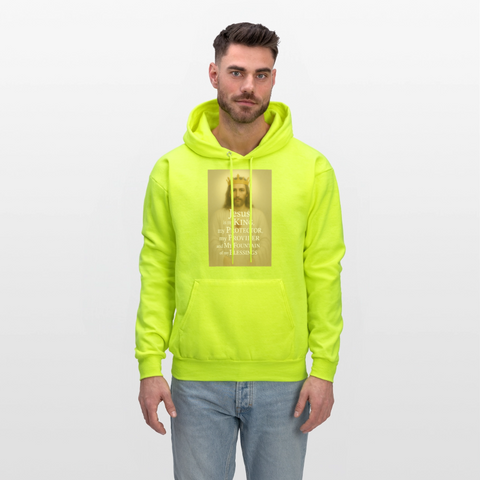 Men's Hoodie - safety green