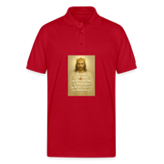 Gildan Unisex 50/50 Jersey Polo - red