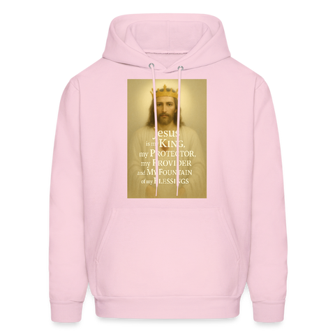 Men's Hoodie - pale pink