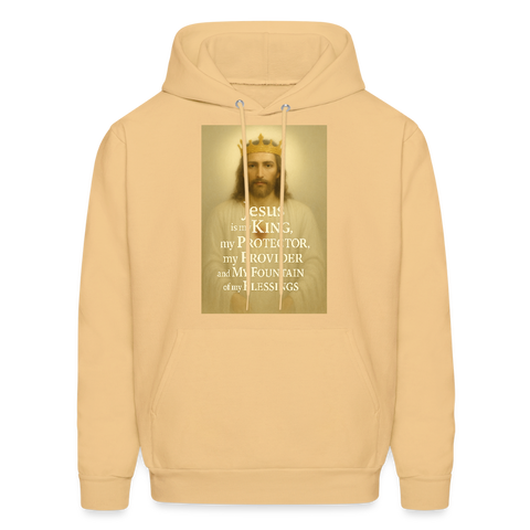 Men's Hoodie - light gold 