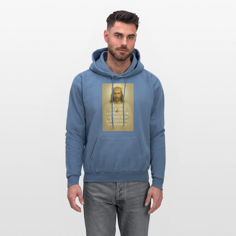 Men's Hoodie - denim blue