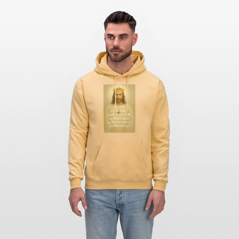 Men's Hoodie - light gold 