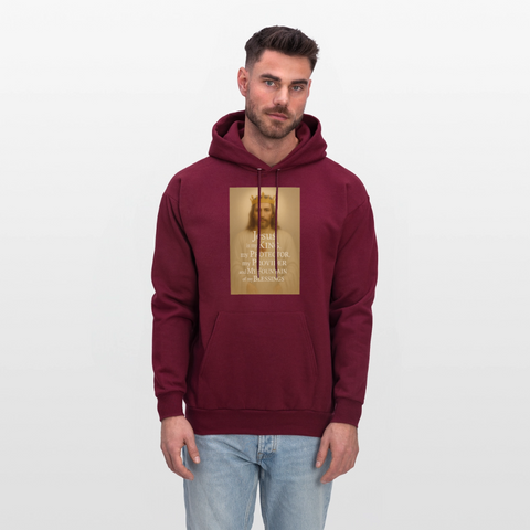 Men's Hoodie - burgundy