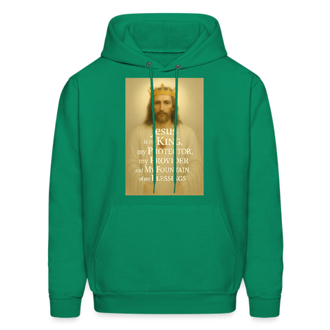 Men's Hoodie - kelly green