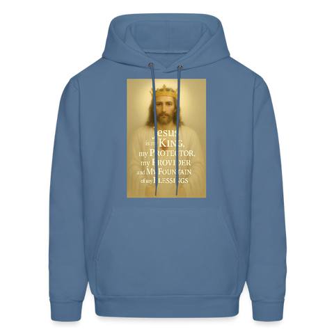 Men's Hoodie - denim blue