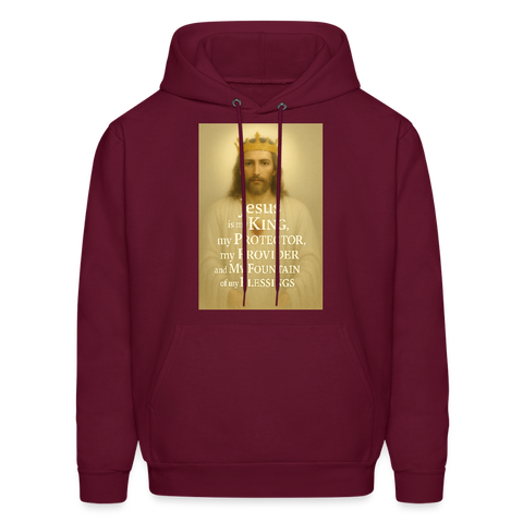 Men's Hoodie - burgundy